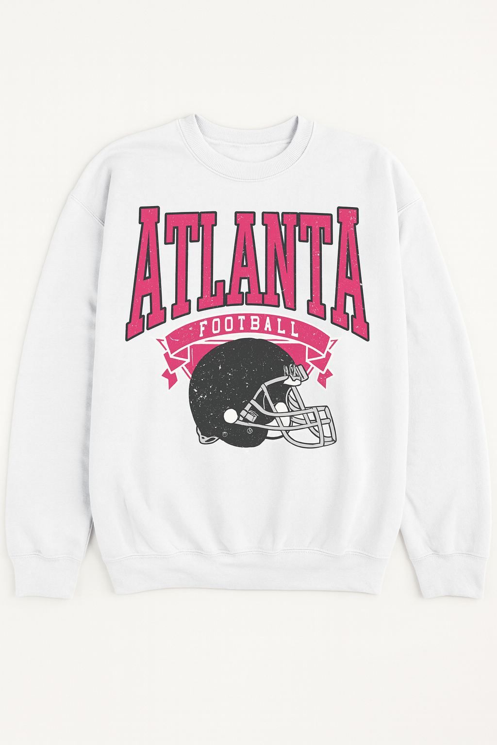 ADULT Bella Canvas style Atlanta football crewneck sweatshirt