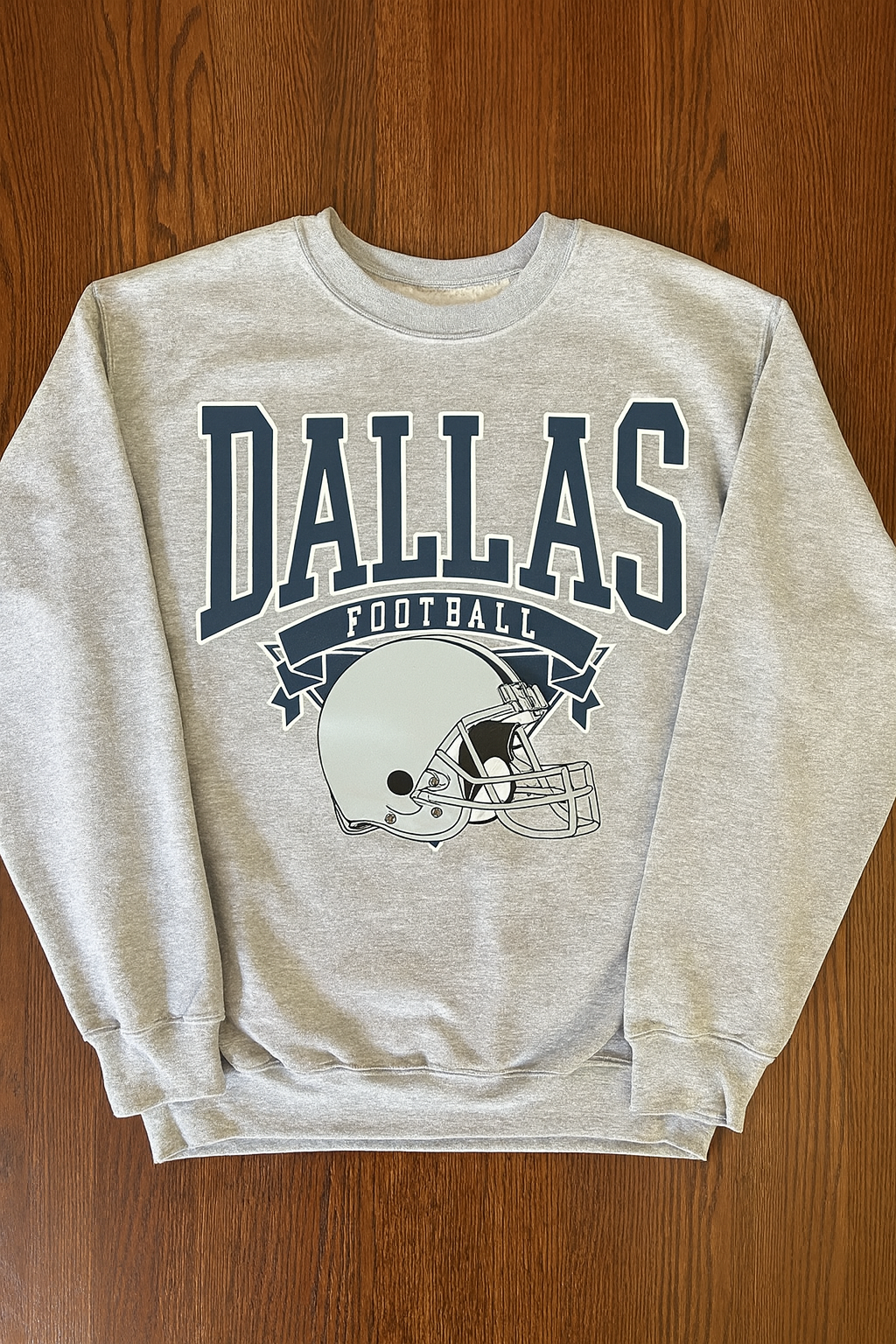 ADULT Bella Canvas style Dallas football sweatshirt