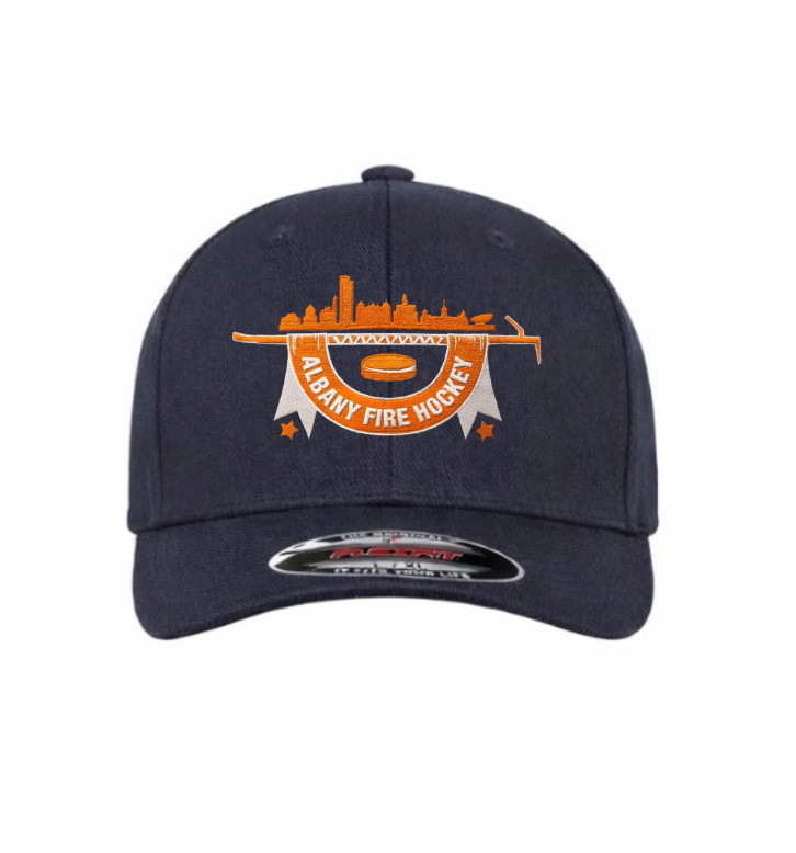 Albany Fire Department Hockey Flexfit 6580 Cap