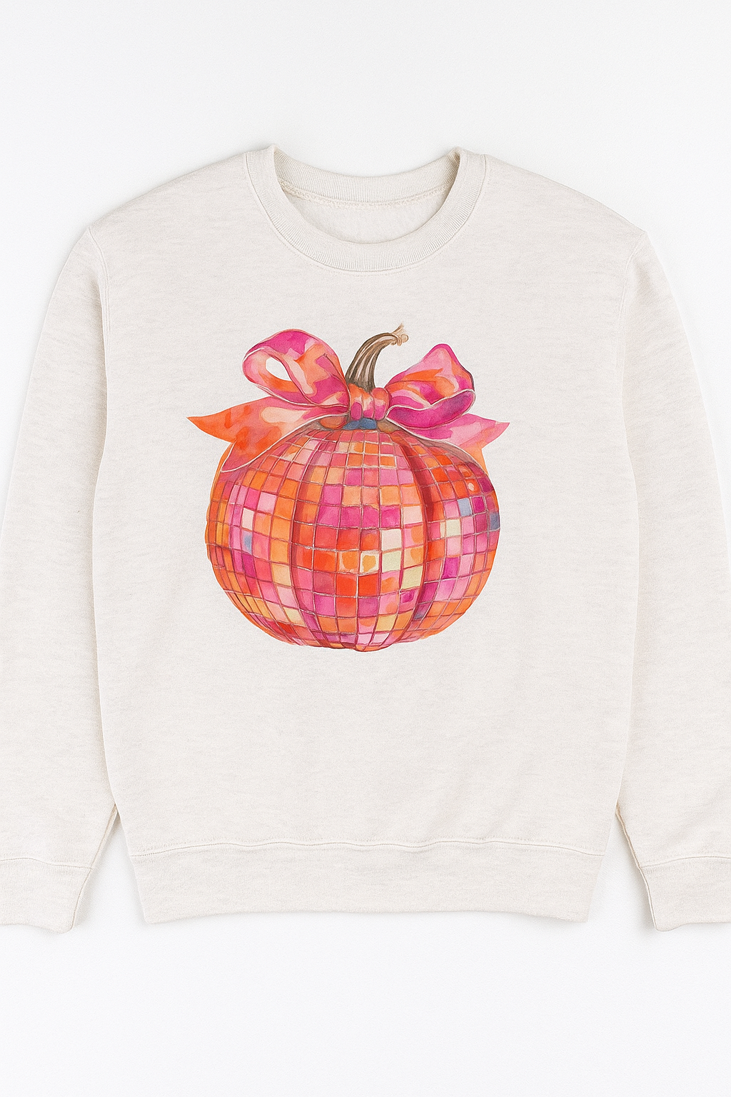 ADULT Gildan Disco Pumpkin Crewneck SWEATSHIRT