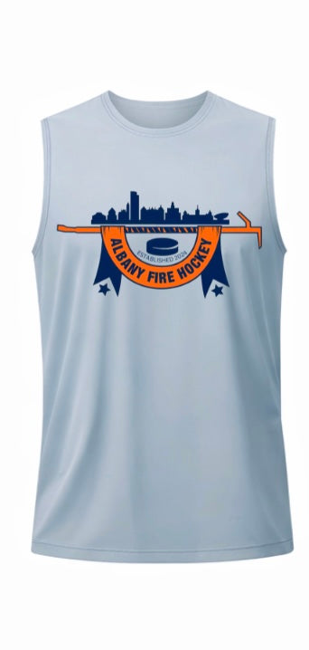 ADULT Men's Albany Fire Department Hockey Sleeveless Quick Dry Tank
