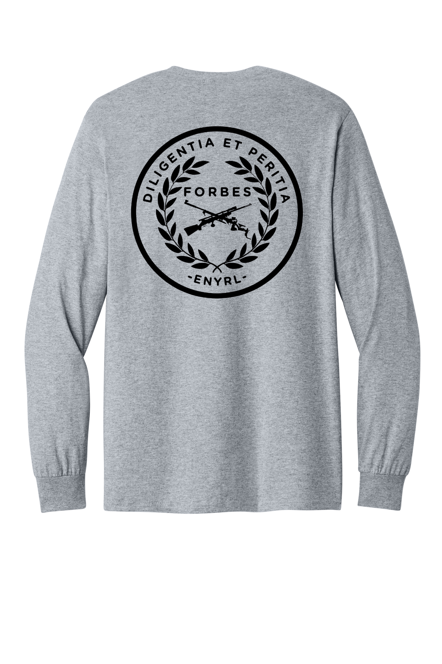 Adult Forbes Gun Club Long Sleeve Shirt (large front design)