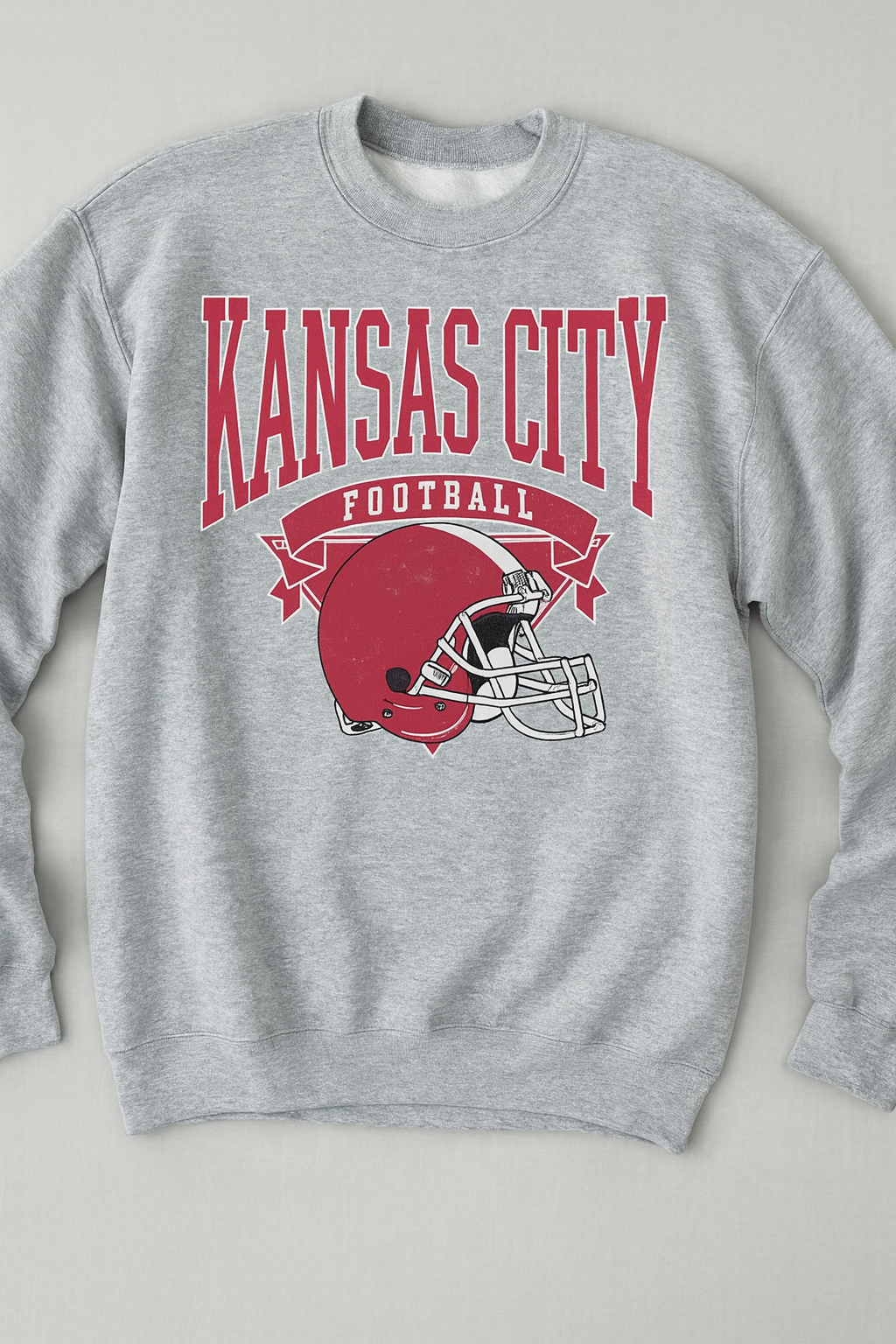 Bella Canvas Kansas City Football Crewneck Sweatshirt