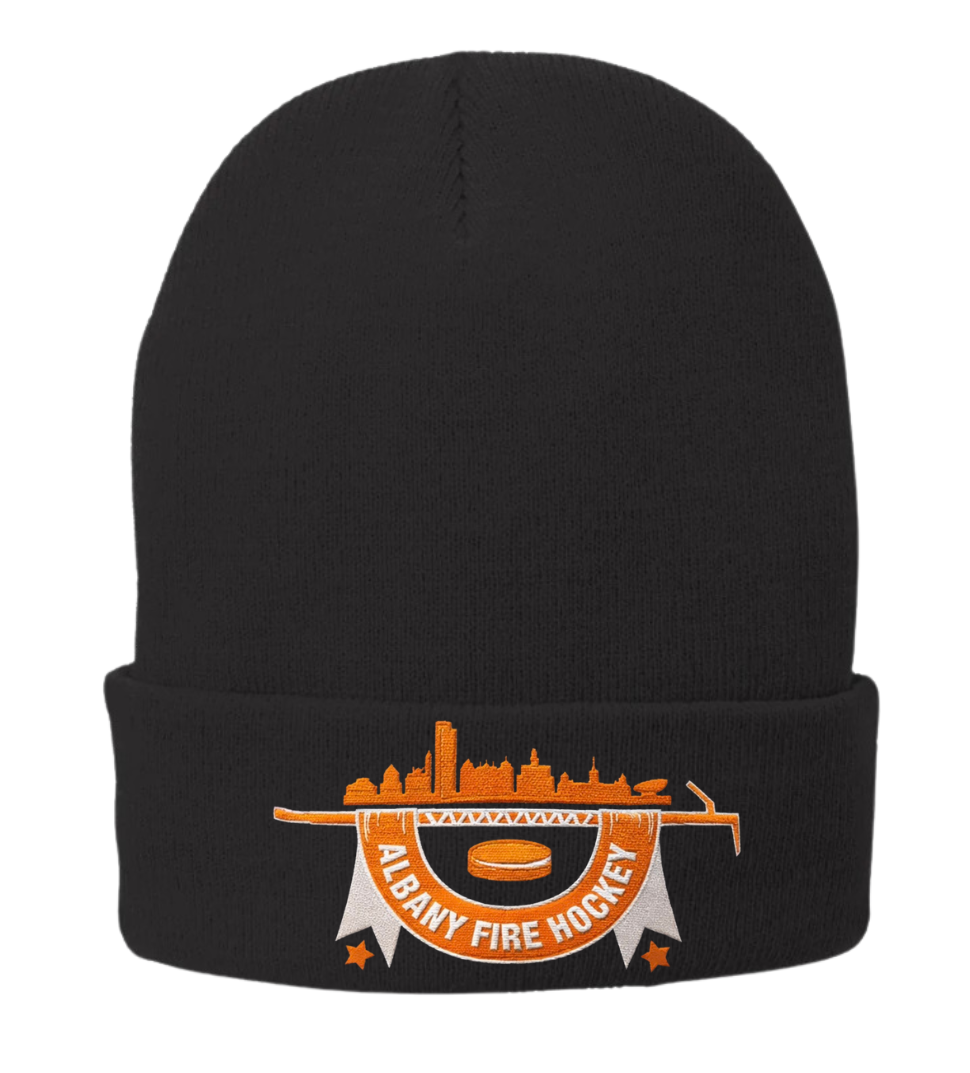 Albany Fire Department Hockey  Fleece-Lined Knit Cap