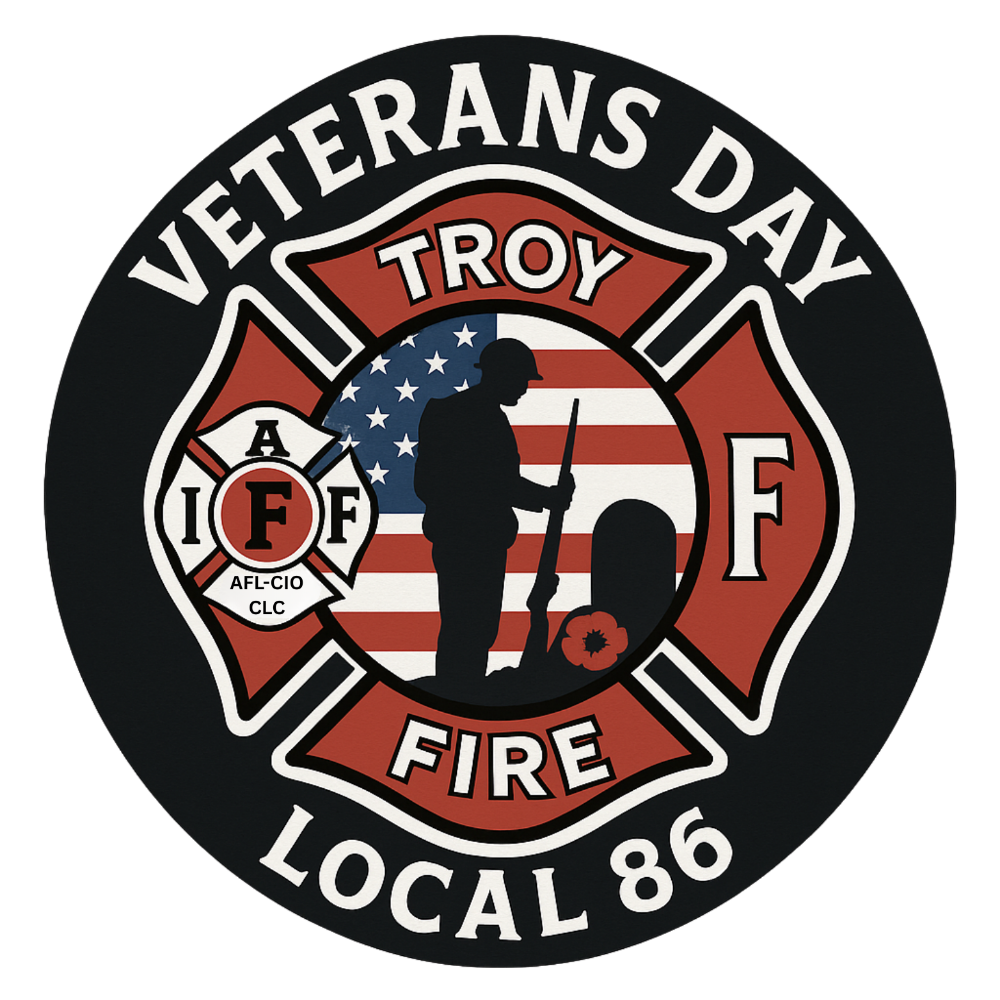 Troy Fire Veterans Day TSHIRT