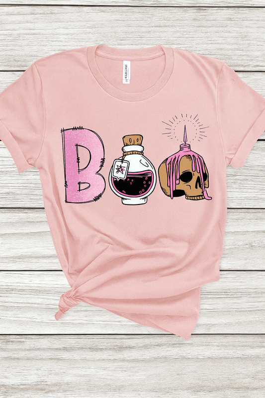ADULT BELLA CANVAS BOO TSHIRT