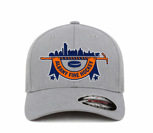 Albany Fire Department Hockey Flexfit 6580 Cap