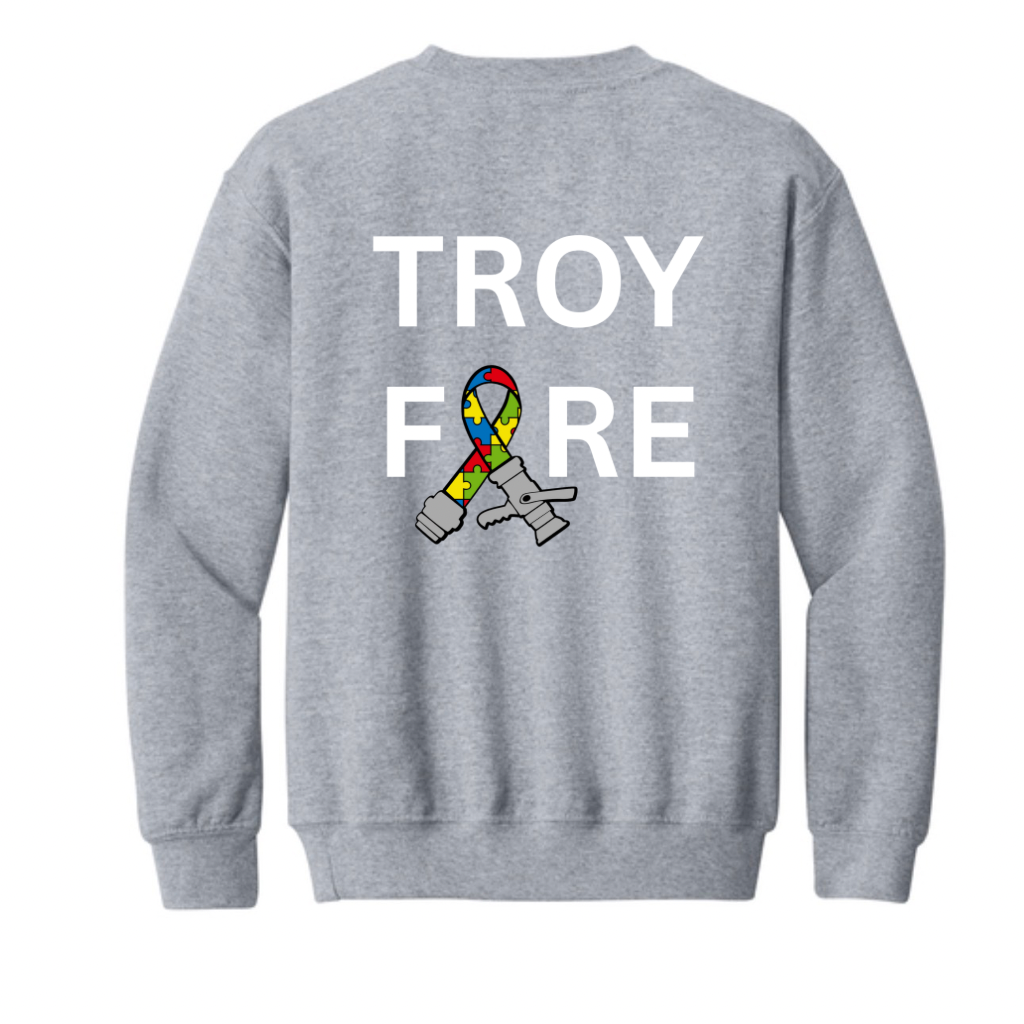 YOUTH Autism Awareness and Acceptance Crewneck Sweatshirt