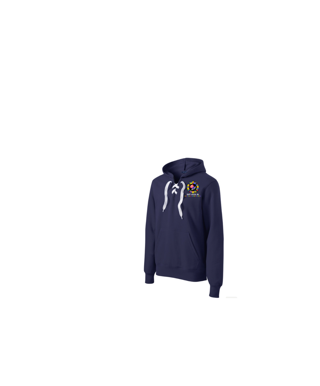 ADULT Autism Awareness and Acceptance Sport Lace Hoodie Sweatshirt