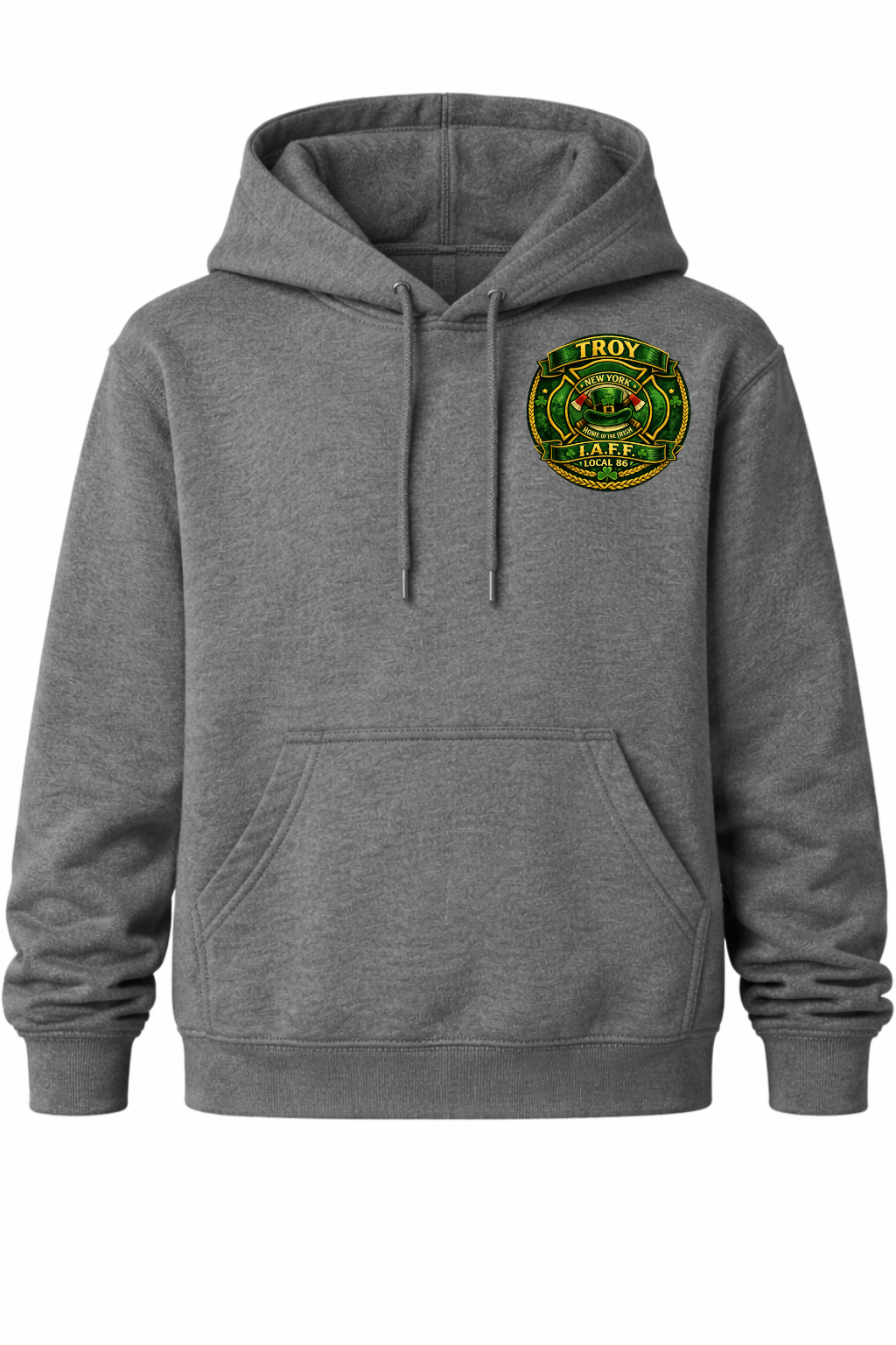 ADULT Troy Fire Department St. Patricks Day Hoodie