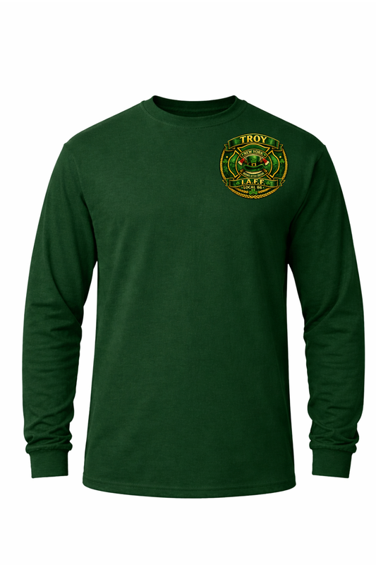 ADULT Troy Fire Department St. Patricks Day Long Sleeve Shirt