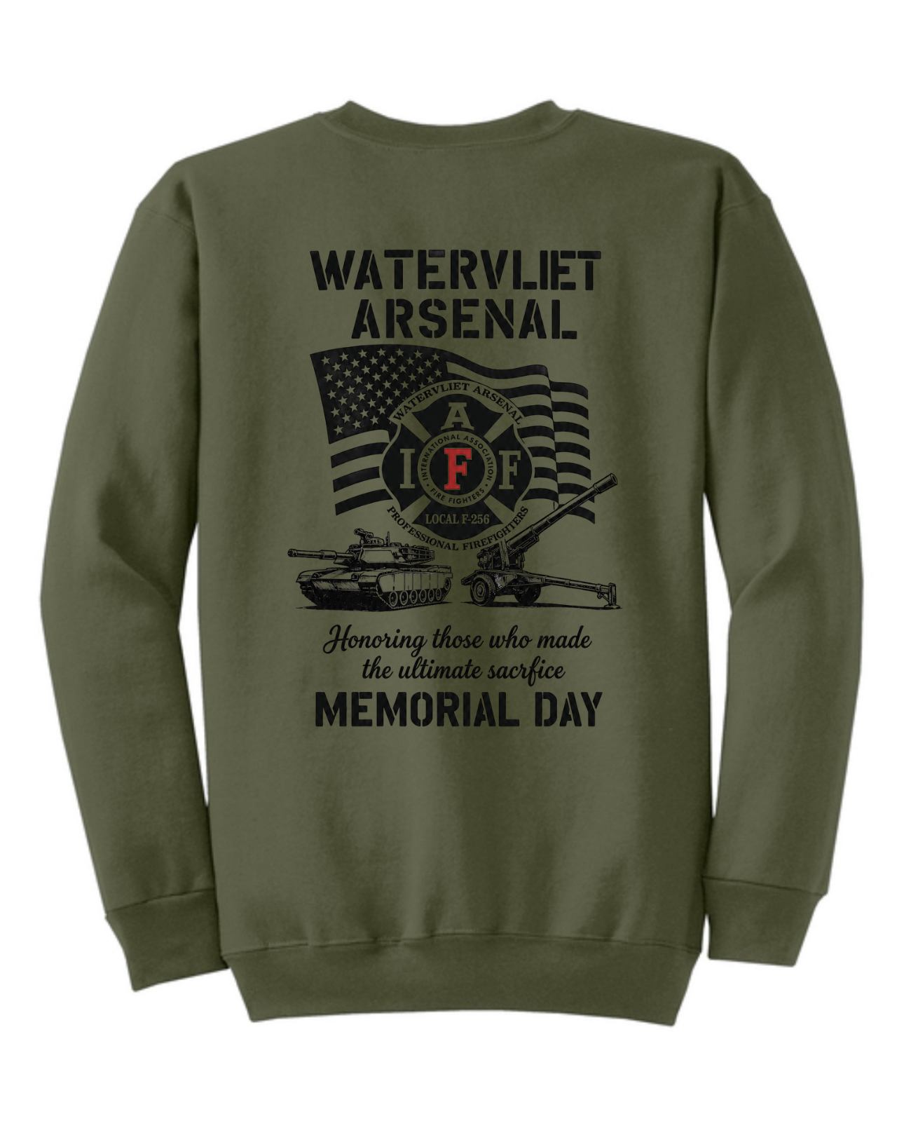 Adult Memorial Day Crewneck Sweatshirt