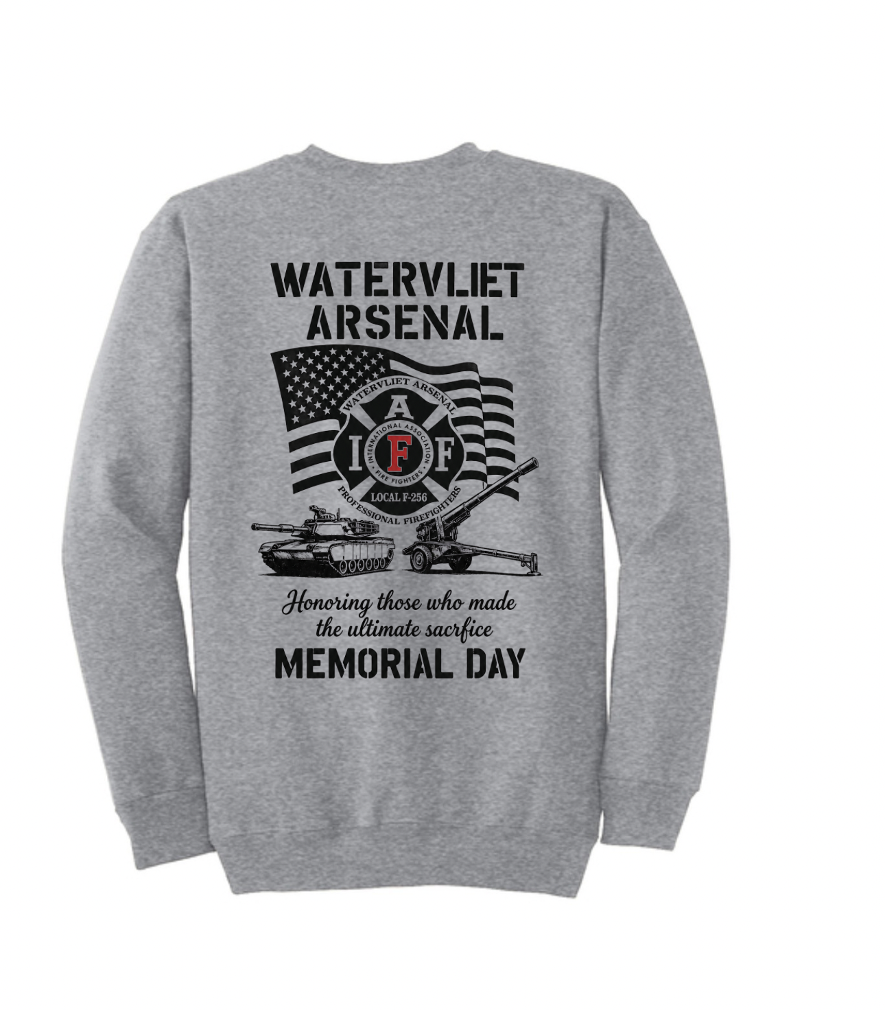 Adult Tall Memorial Day Crewneck Sweatshirt