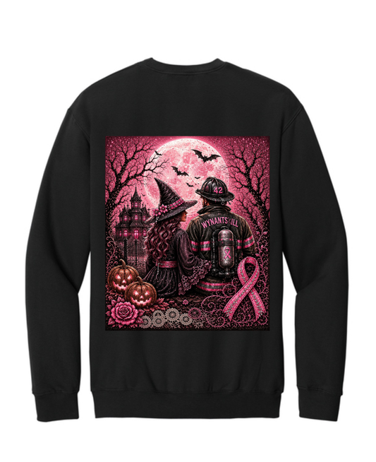 ADULT Wynantskill Fire Department Breast Cancer Awareness Long Sleeve Shirt (firefighter option)