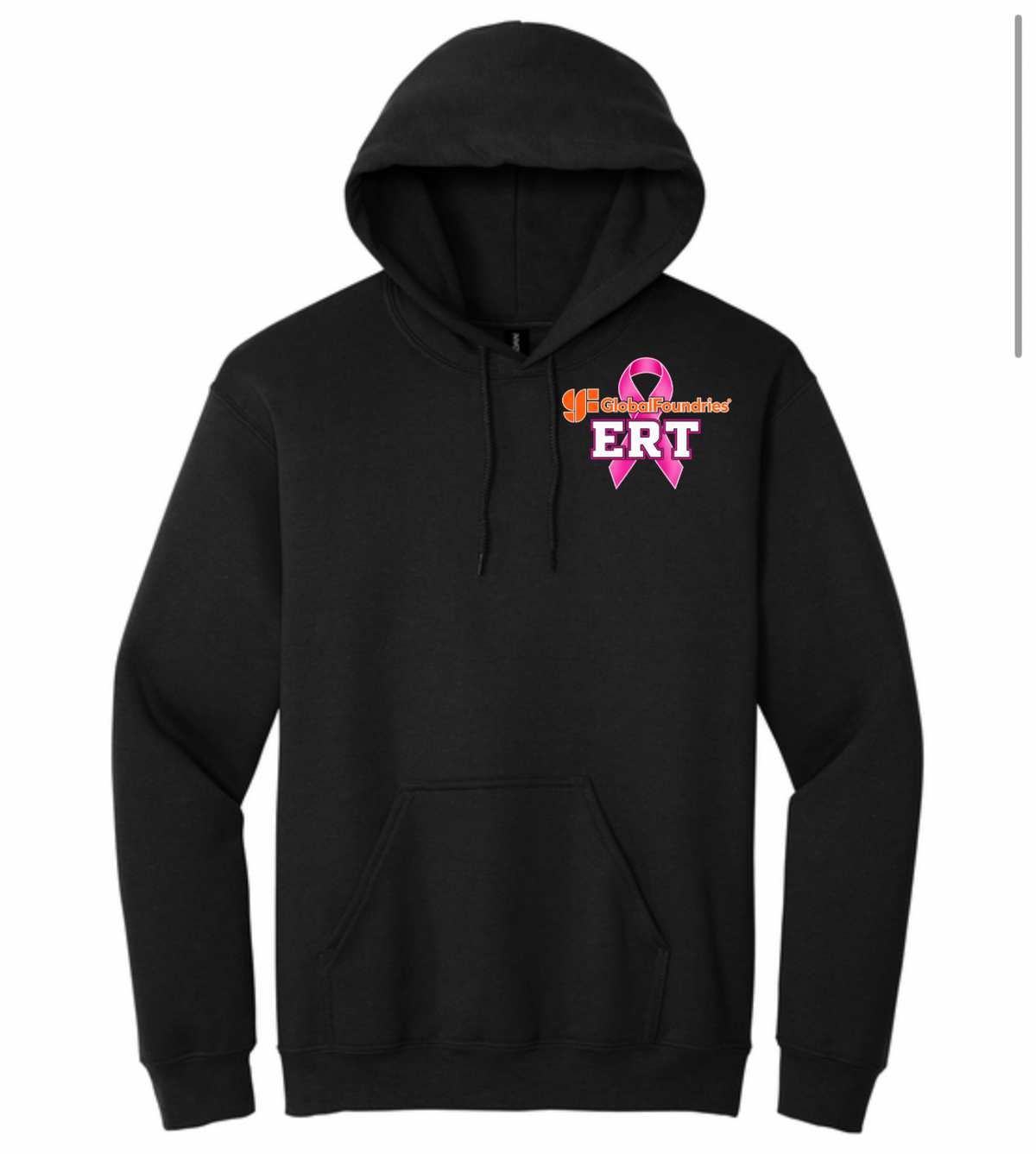 Global Foundries Emergency Response Team Breast Cancer Awareness Midweight Hooded Sweatshirt