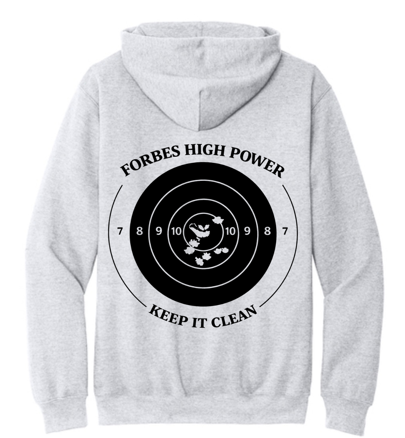 Adult Forbes Rifle and Pistol Club Hoodie Sweatshirt (left chest wall design)