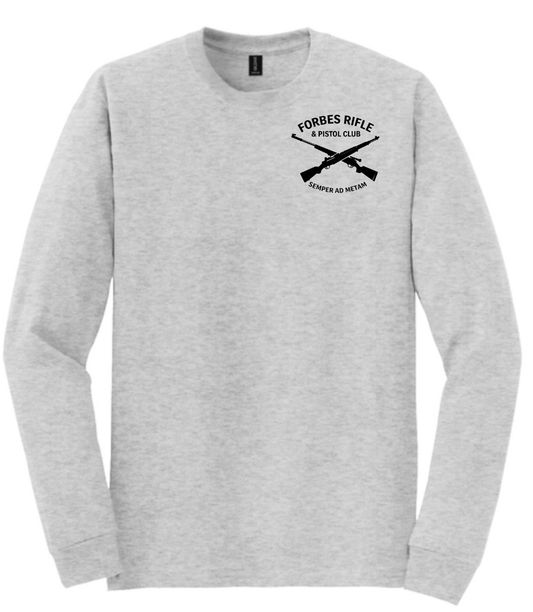 Adult Forbes Rifle and Pistol Club Long Sleeve Shirt (left chest wall design)