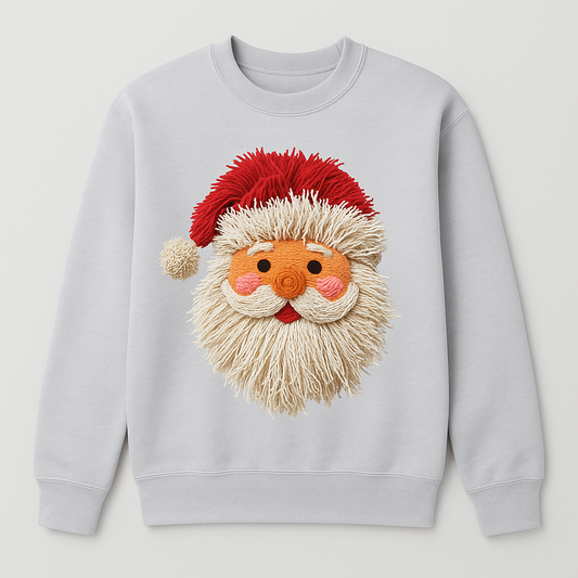 TODDLER FAUX SANTA CREWNECK SWEATSHIRT