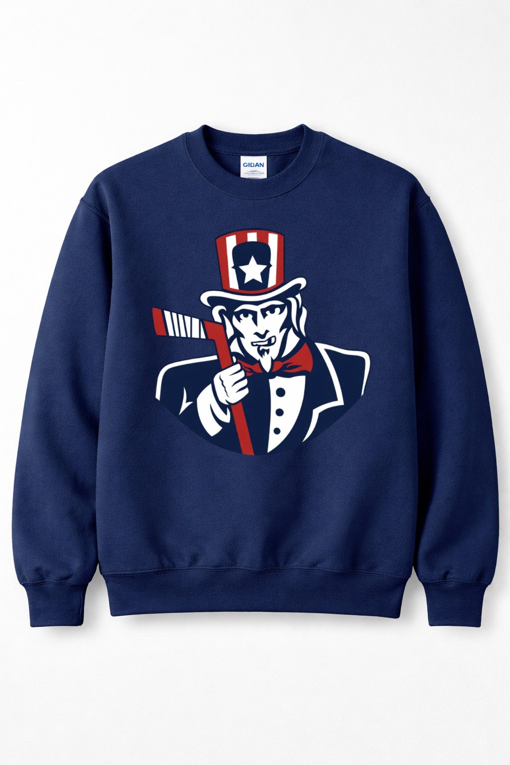 ADULT Uncle Sam Hockey Crewneck sweatshirt