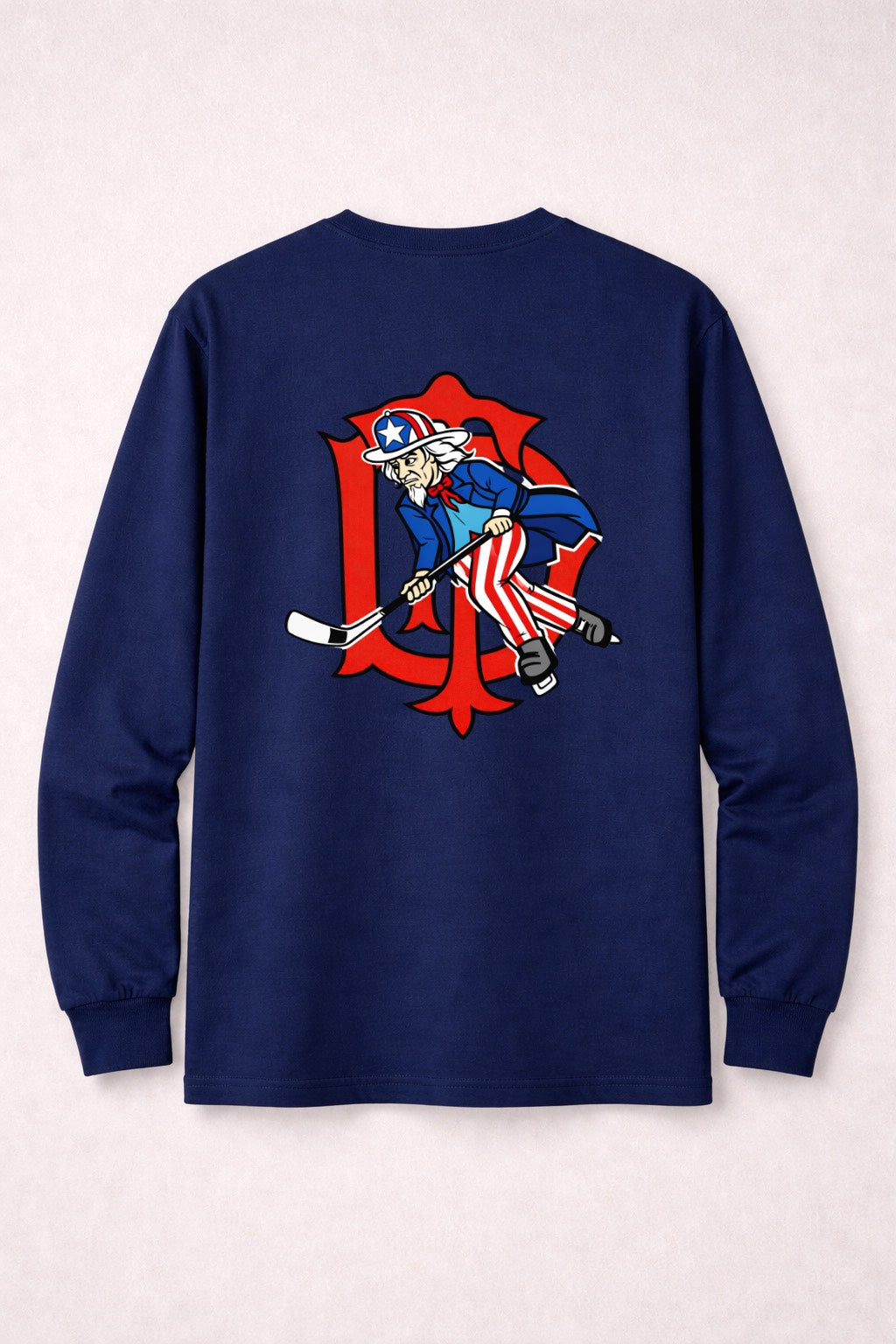 Adult long sleeve TFD UFA and Uncle Sam Skating