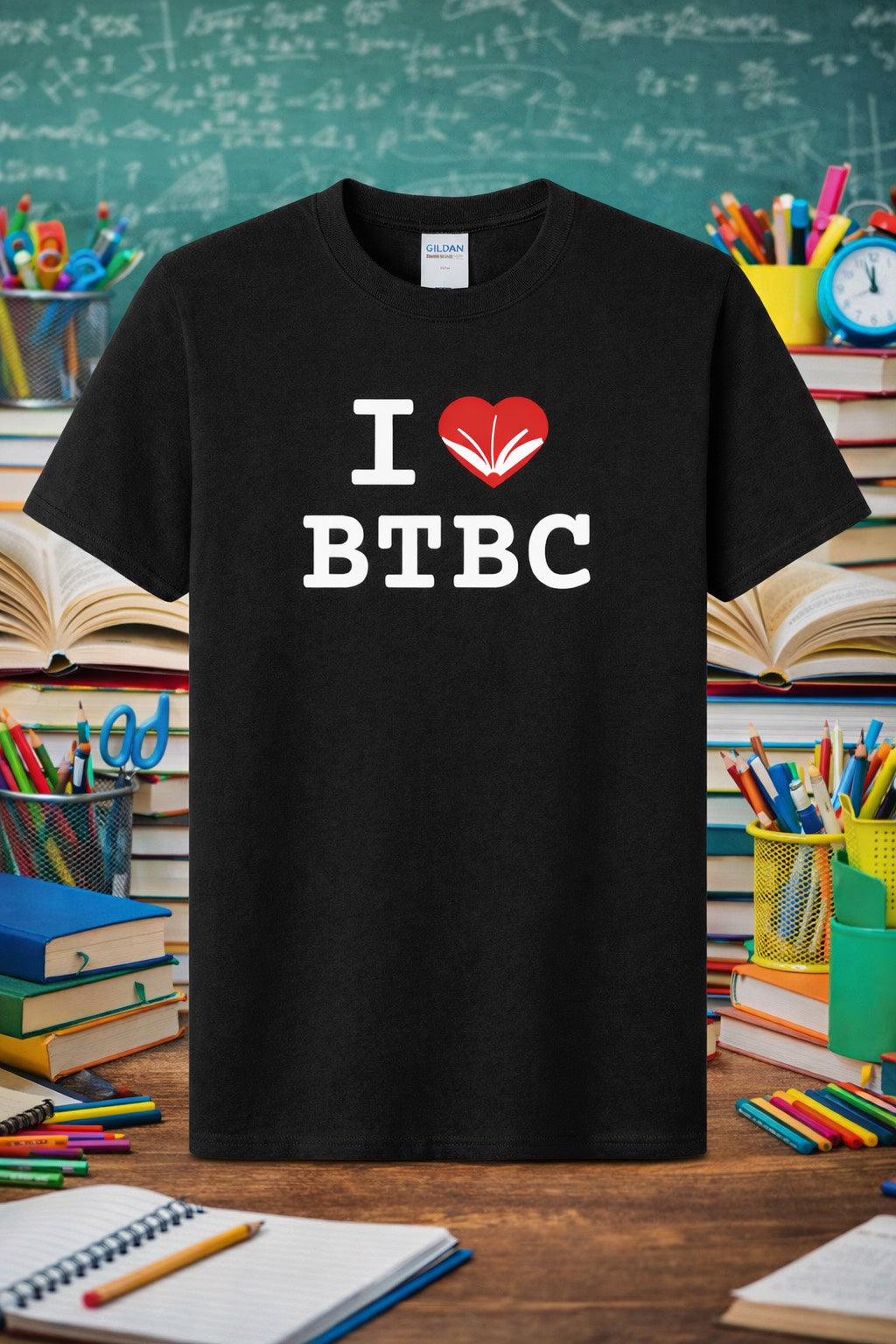 ADULT Gildan Softstyle Bell Top Book Club T shirt