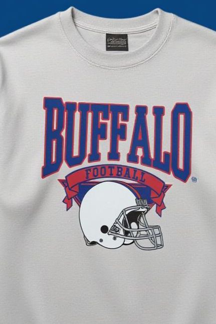 ADULT Bella Canvas Buffalo Football TSHIRT