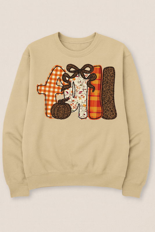 Bella Canvas Festive FALL Crewneck Sweatshirt
