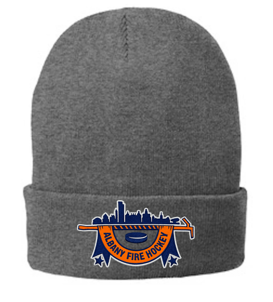 Albany Fire Department Hockey  Fleece-Lined Knit Cap