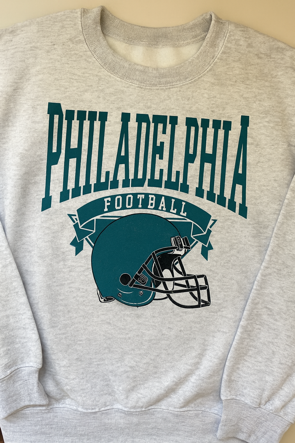 Bella Canvas Philadelphia Football Crewneck Sweatshirt