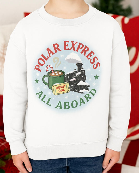 YOUTH POLAR EXPRESS CREWNECK SWEASTHIRT