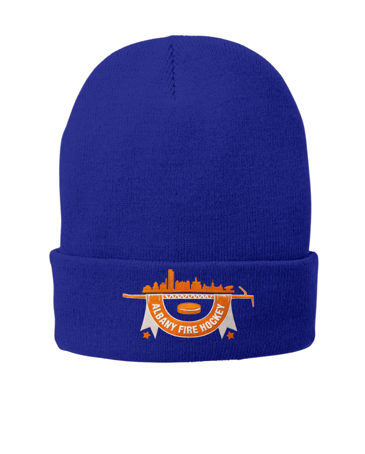 Albany Fire Department Hockey  Fleece-Lined Knit Cap