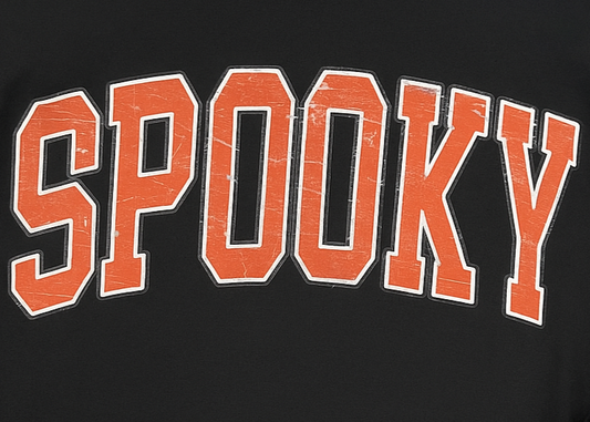 ADULT Bella Canvas Orange SPOOKY TSHIRT