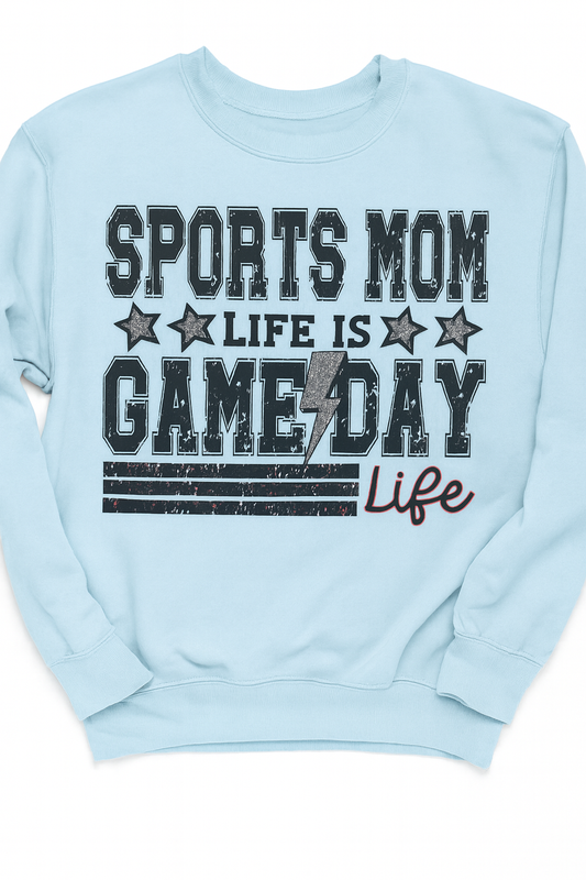 Bella Canvas Sports Mom Crewneck Sweatshirt