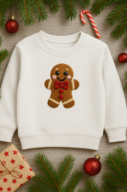 TODDLER FAUX GINGERBREAD MAN