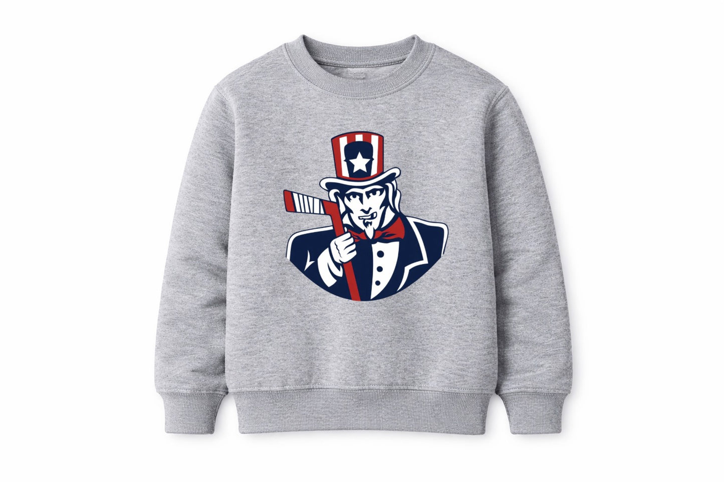 TODDLER Uncle Sam Hockey crewneck sweatshirt