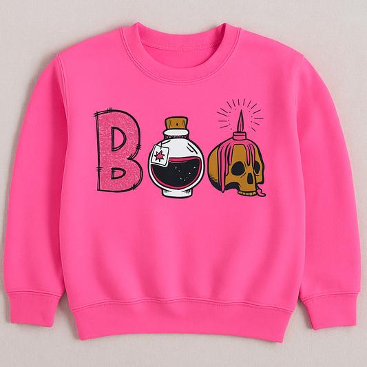 YOUTH GILDAN BOO Crewneck sweatshirt