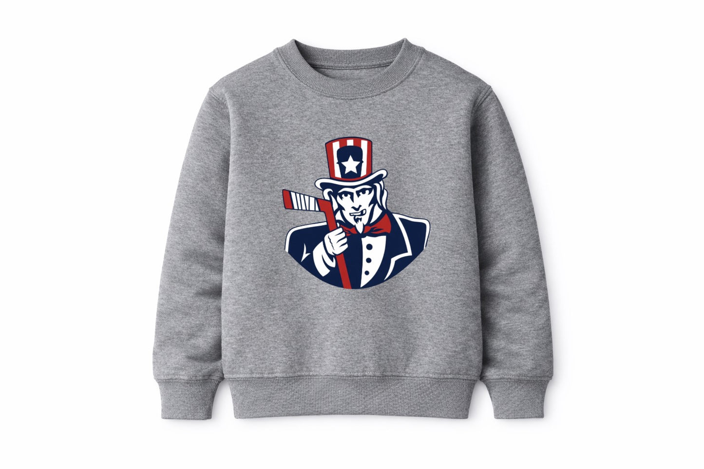 YOUTH Uncle Sam Hockey crewneck sweatshirt